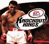 Knockout Kings title screen for GameBoy Color